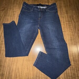 Liverpool Jeans Womens‎ 8/29 Blue The Ankle Skinny Dark Wash Stretch